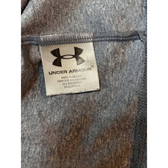 Under Armour Womens HeatGear Racerback Tank Top XL Blue 1666 - Picture 4 of 8